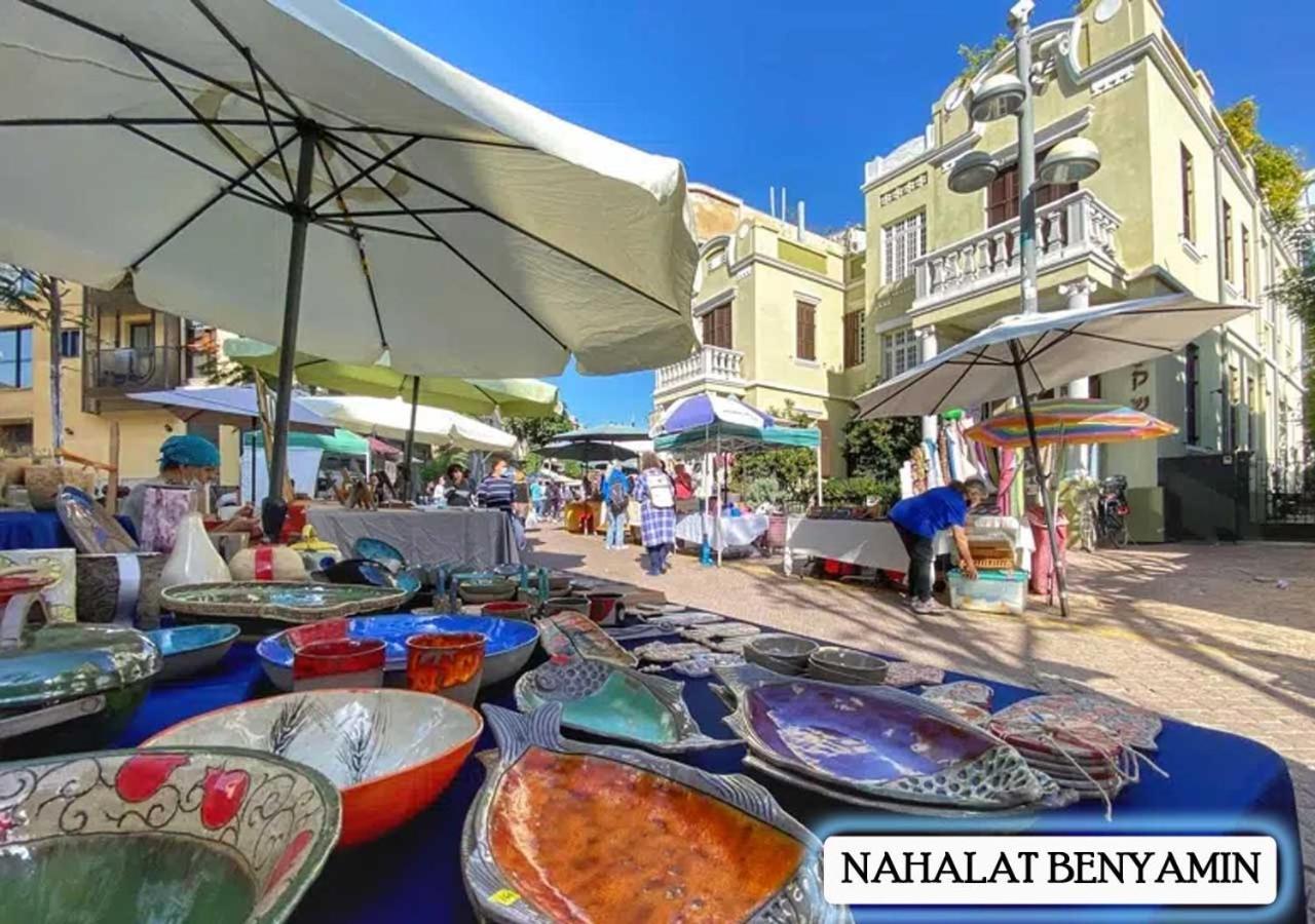 Tel-Aviv Center, Near The Beach, Terrace, 2 People Exteriör bild