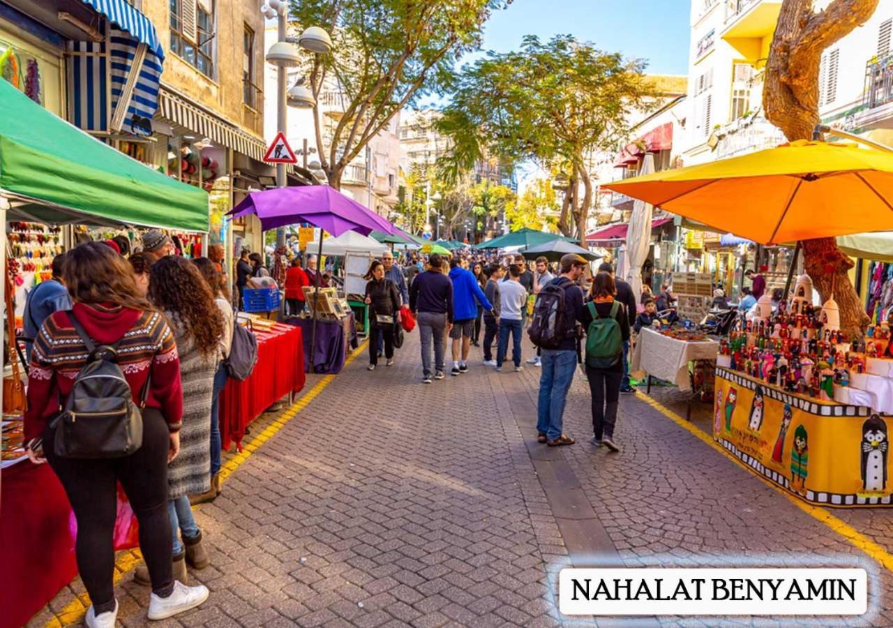 Tel-Aviv Center, Near The Beach, Terrace, 2 People Exteriör bild